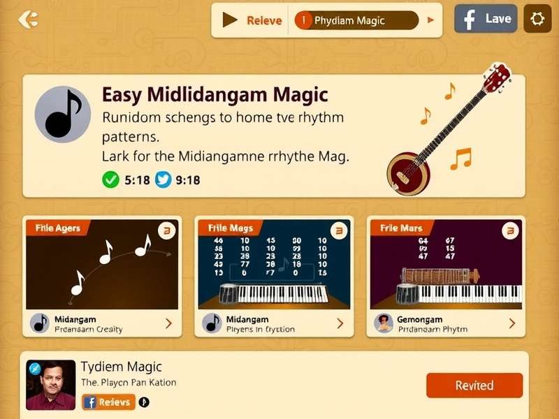 Mridangam Magic player community and reviews